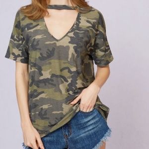 Camouflage top